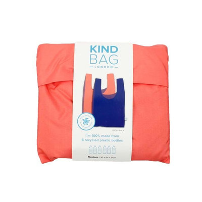 Sac de courses coloris Pêche & bleu 