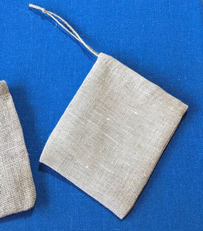 Filtre à thé en lin français bio