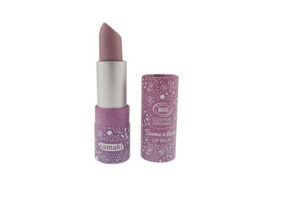 Baume à lèvres teinté rose léger saveur framboise