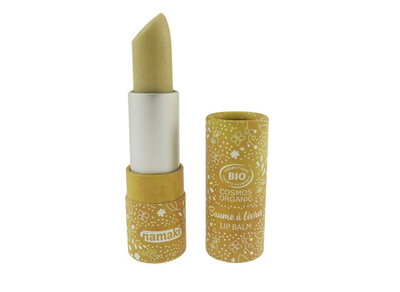 Baume à lèvres brillant nacré saveur vanille