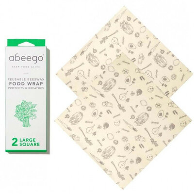 2 wraps réutilisables taille L 33 x 33 cm